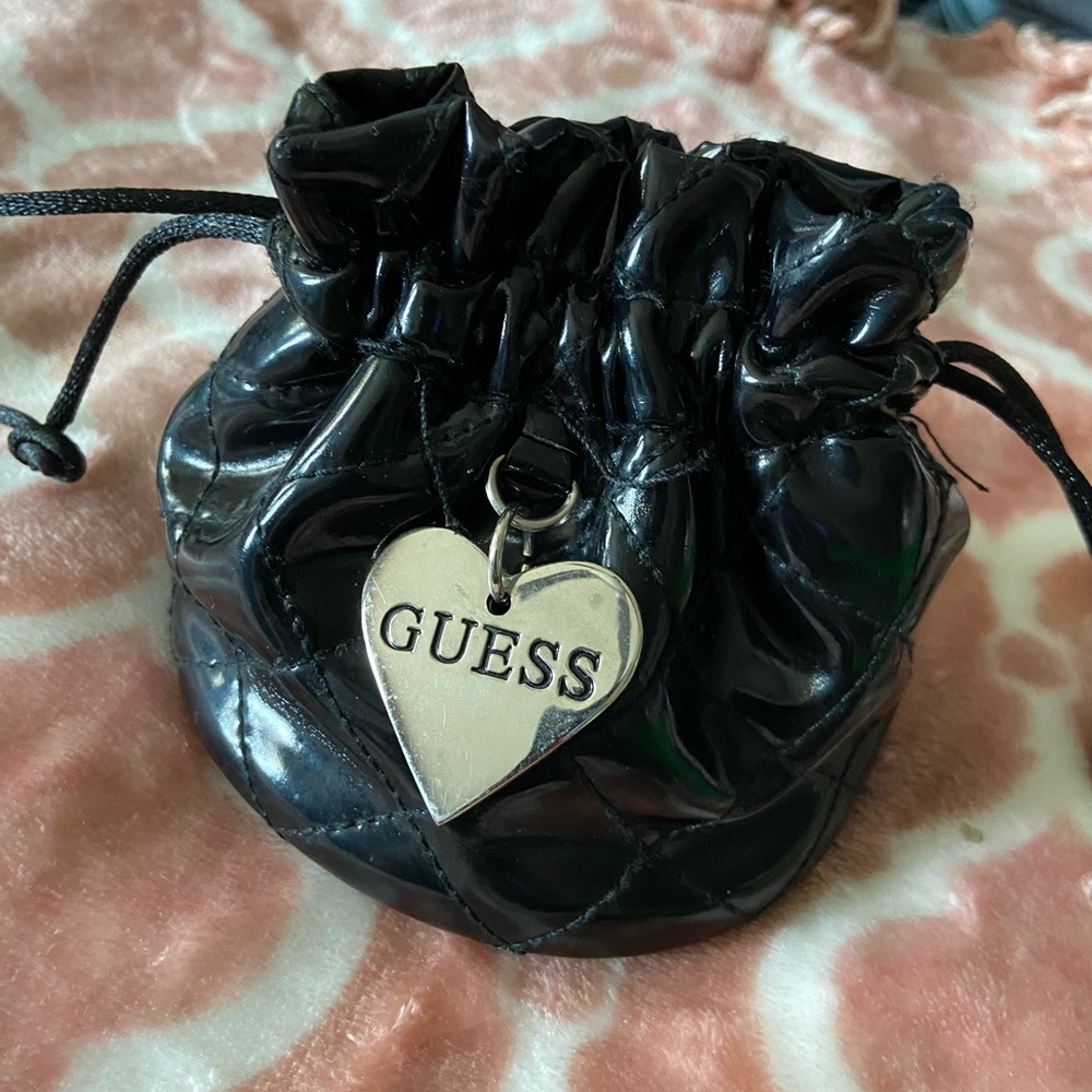 Guess watch pillow and bag